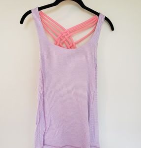 Womens Lululemon Open Back Built in Bra Tank